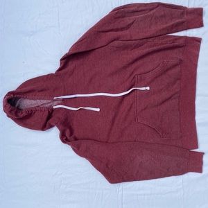 Red hoodie sweatshirt